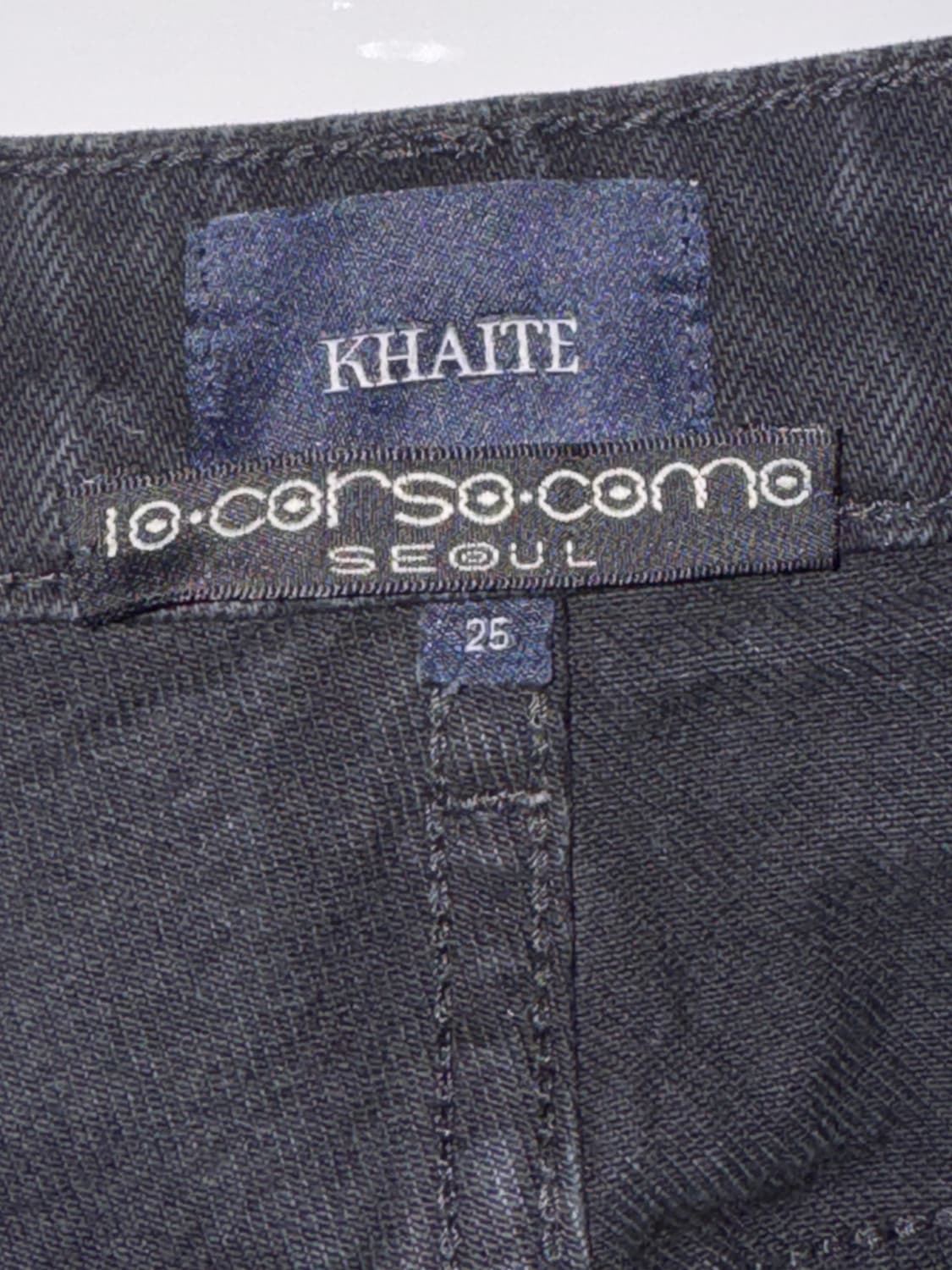 KHAITE Ella 블랙 와이드 데님 25 상품이미지6