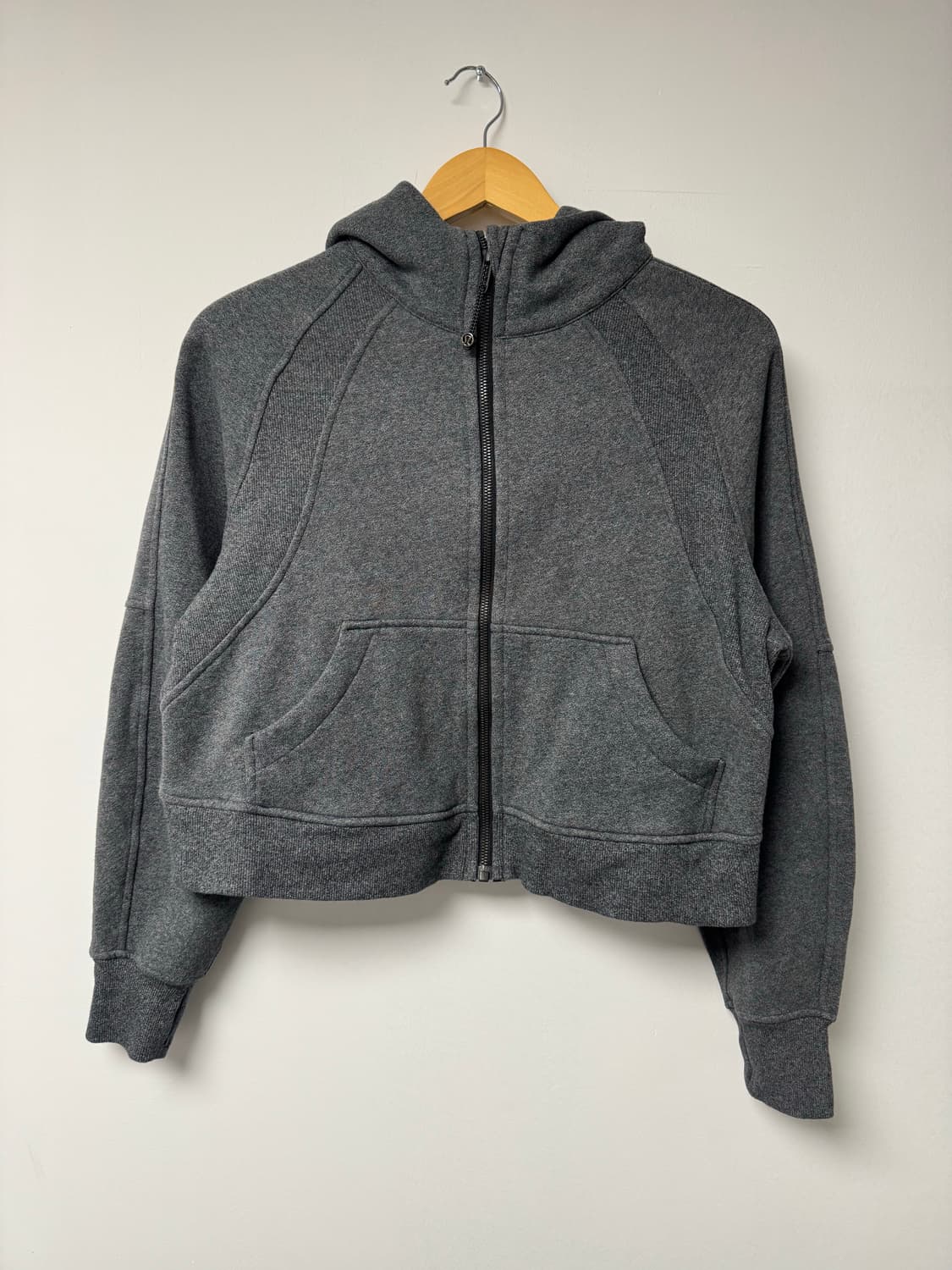 룰루레몬 스쿠바 그레이 후드집업 자켓 풀집업 크롭 후드 상품이미지3