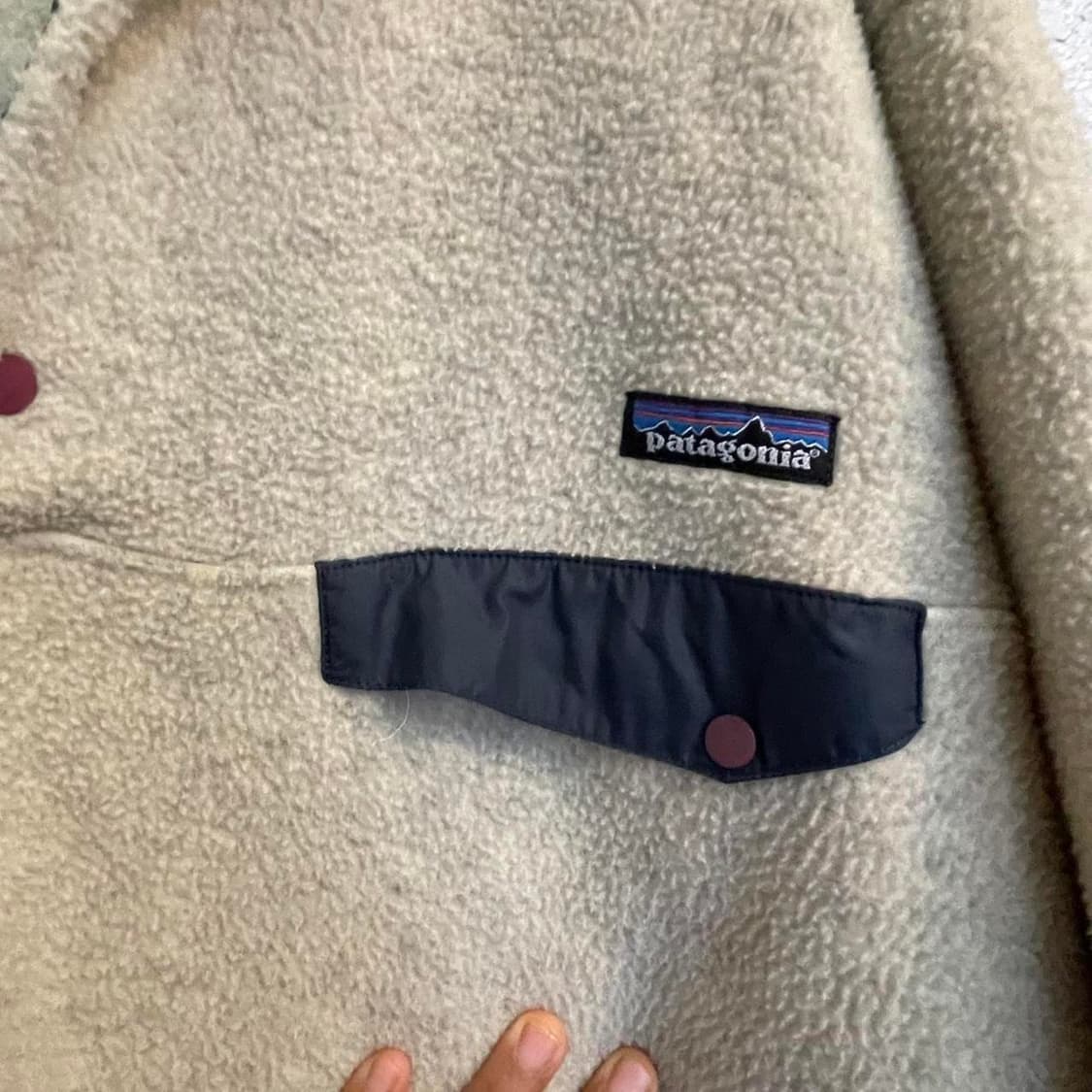 00FW 파타고니아 신칠라 스냅-T 오트밀 헤더 상품이미지2