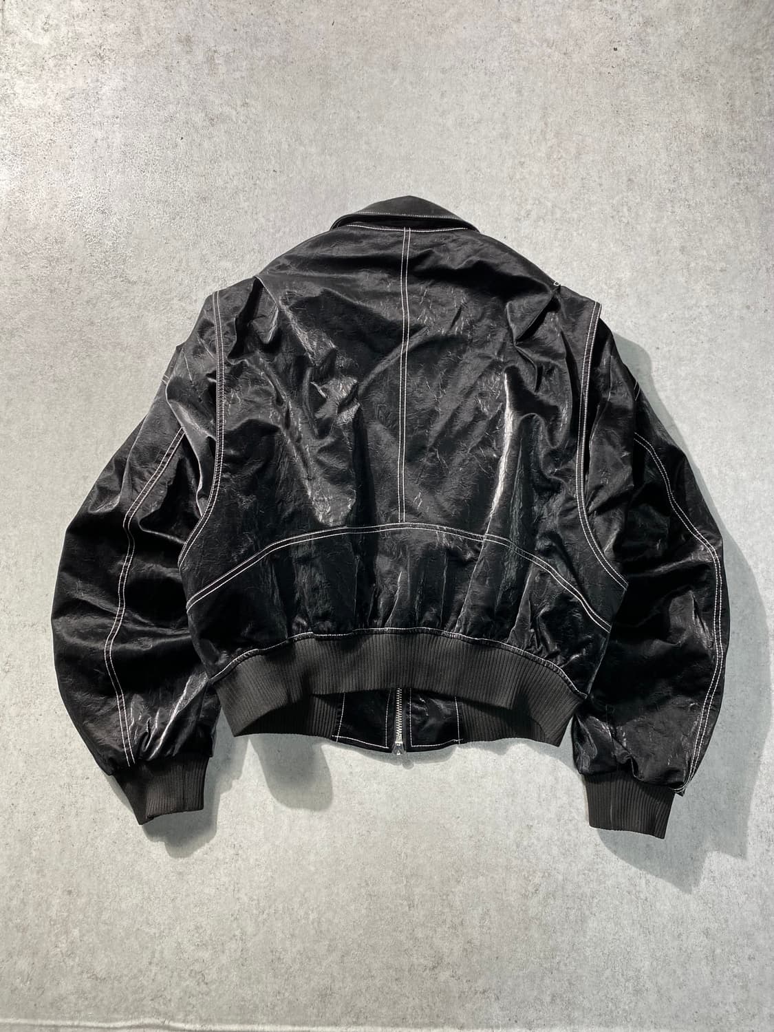 [F] OWN 투웨이 새틴 집업 자켓 상품이미지6