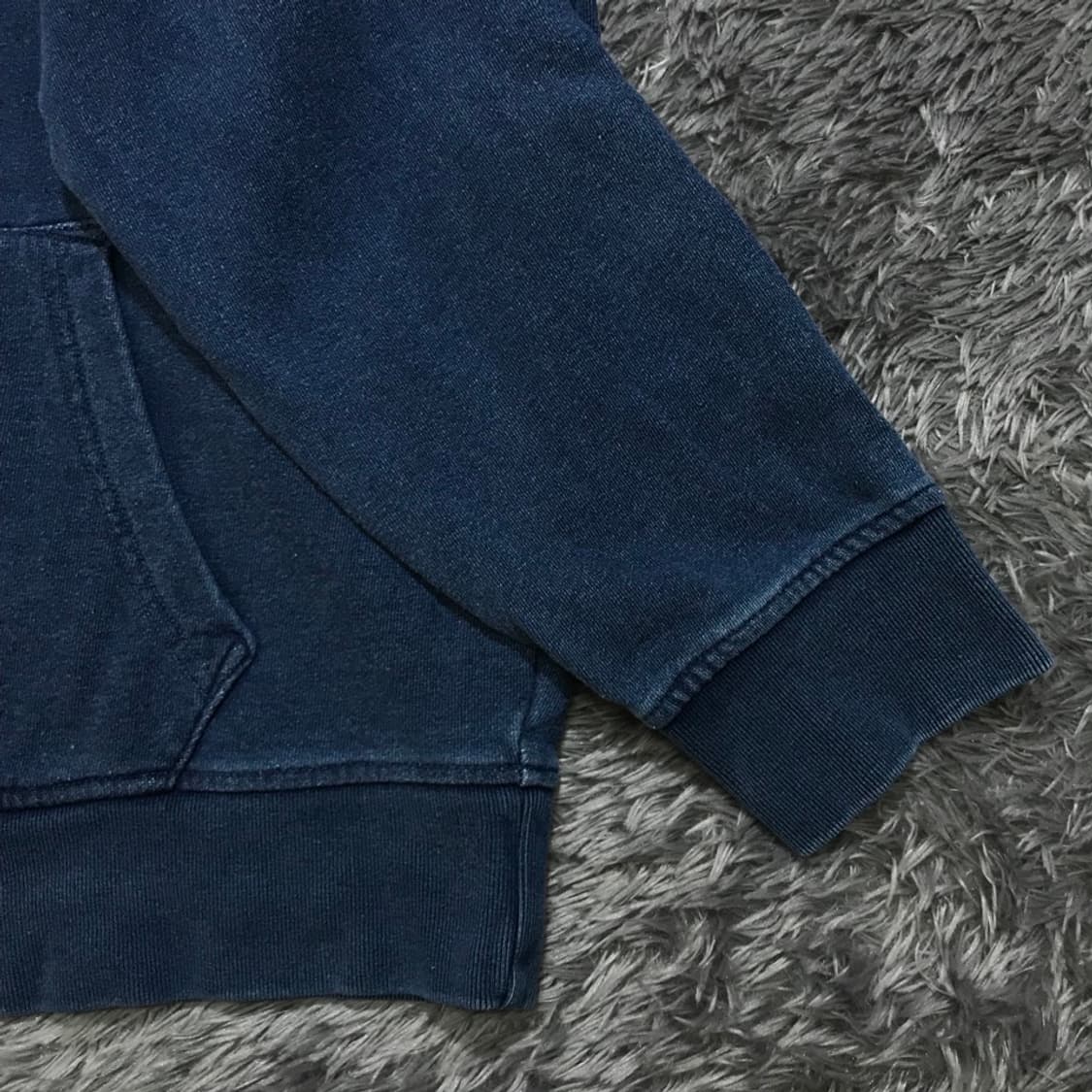 [[L(실 XL), 공용] 갭(GAP) 인디고 데님 후드티셔츠@318 상품이미지4