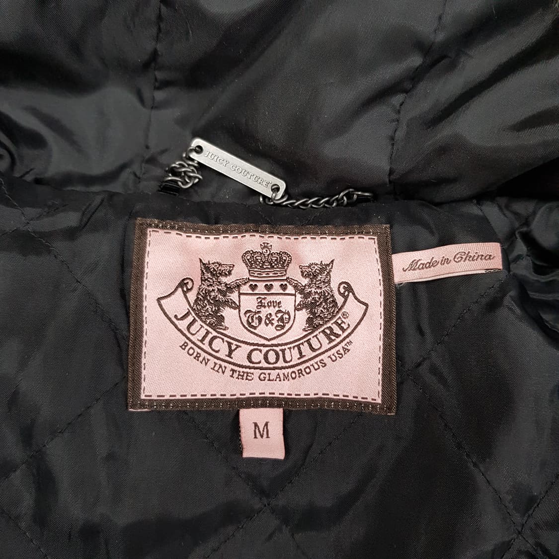 쥬시꾸뛰르 JUICY COUTURE 다운 점퍼  M사이즈 상품이미지6