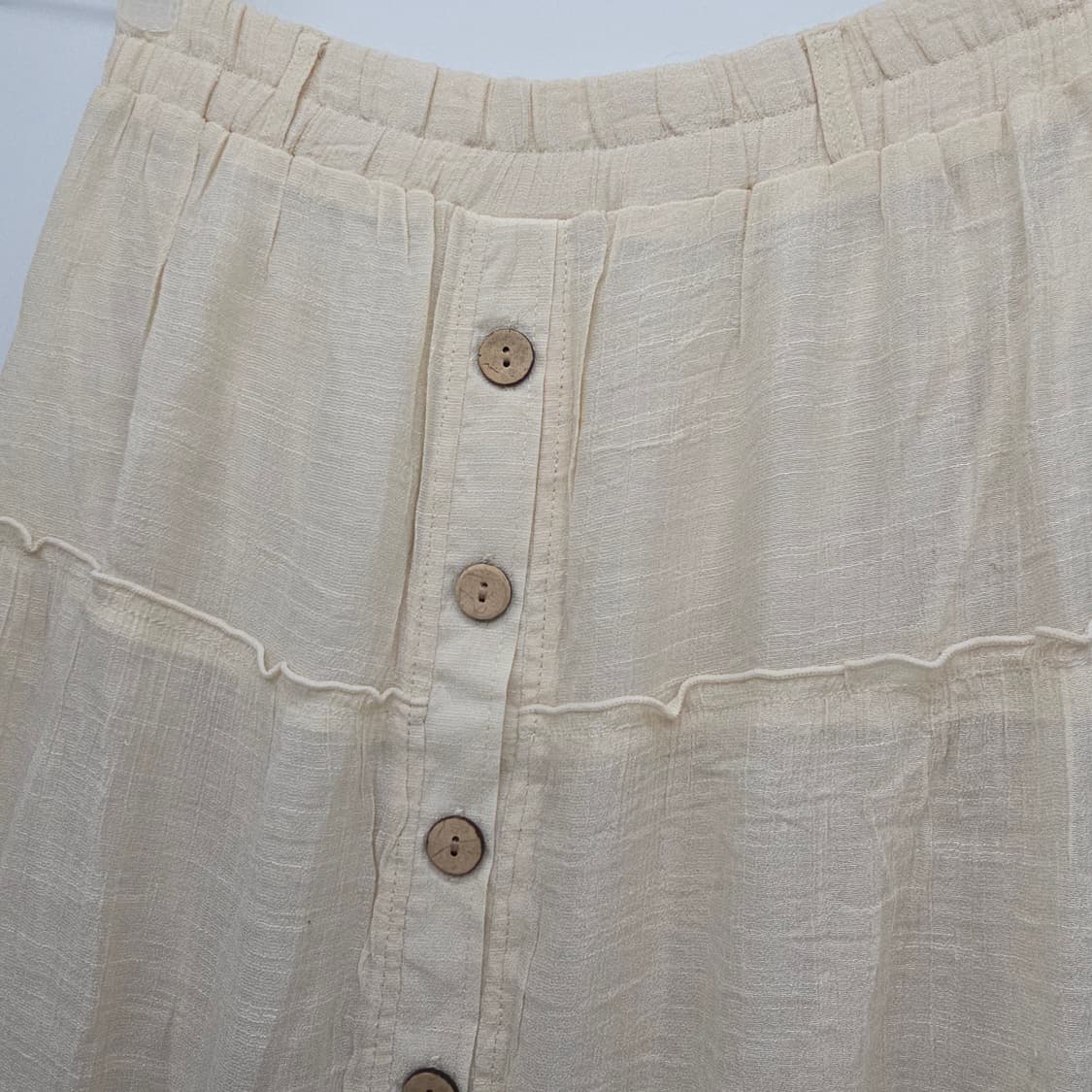 일본 빈티지 내추럴 레이스 모리걸 롱 스커트 상품이미지3