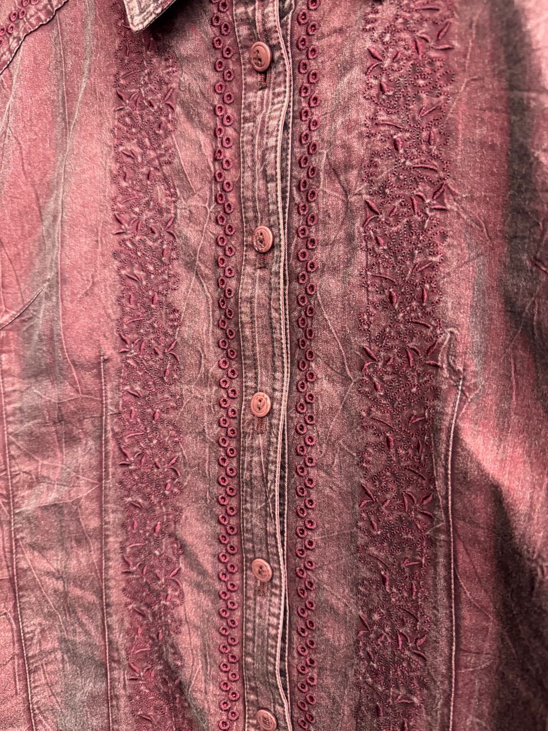 japanese vintage 패턴 여성 셔츠자켓 상품이미지2