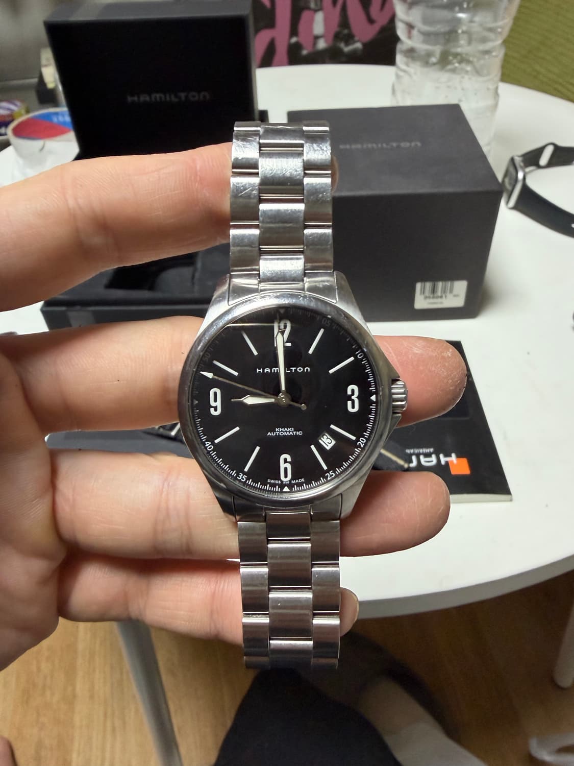 해밀턴 카키 에비에이션 오토 시계 38mm 상품이미지3