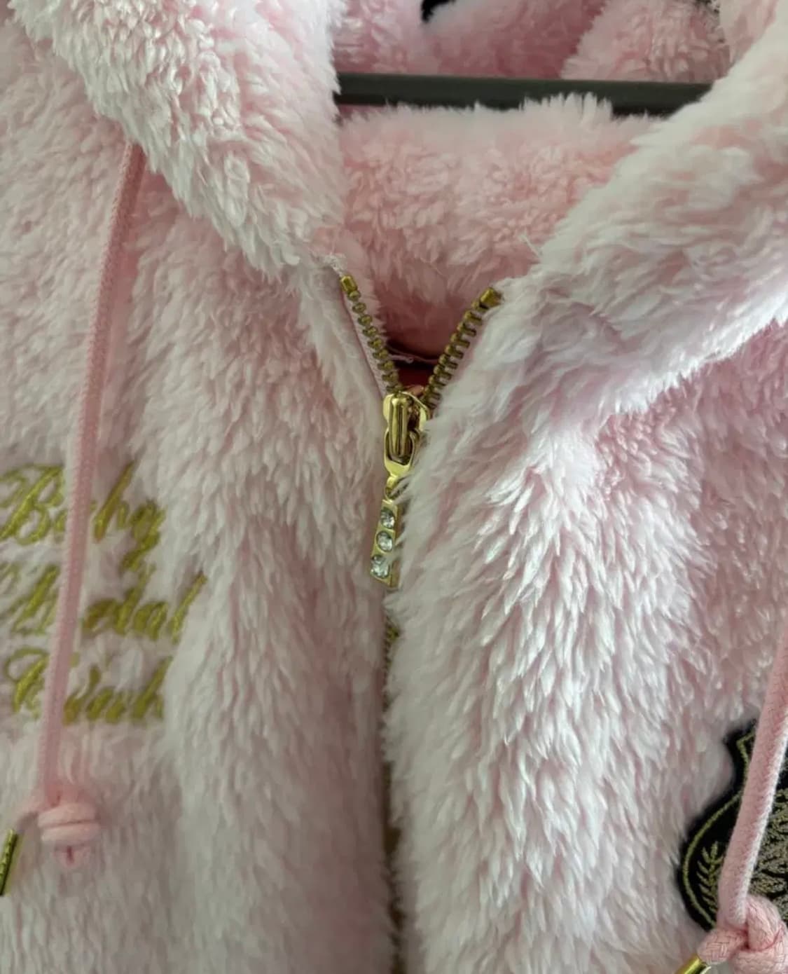 베이비메탈클럽 키티 퍼자켓 베메클아우터 핑크색상 상품이미지2