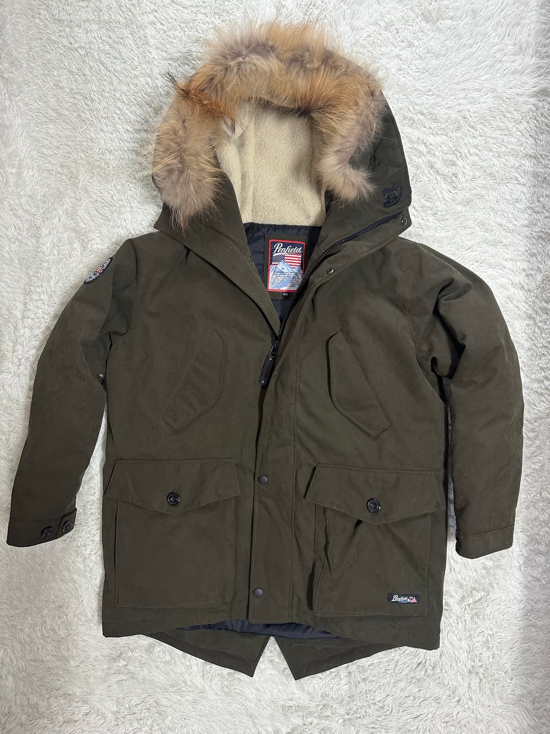 펜필드 아메리칸 아크틱 파카 100(L) 카키 상품이미지2