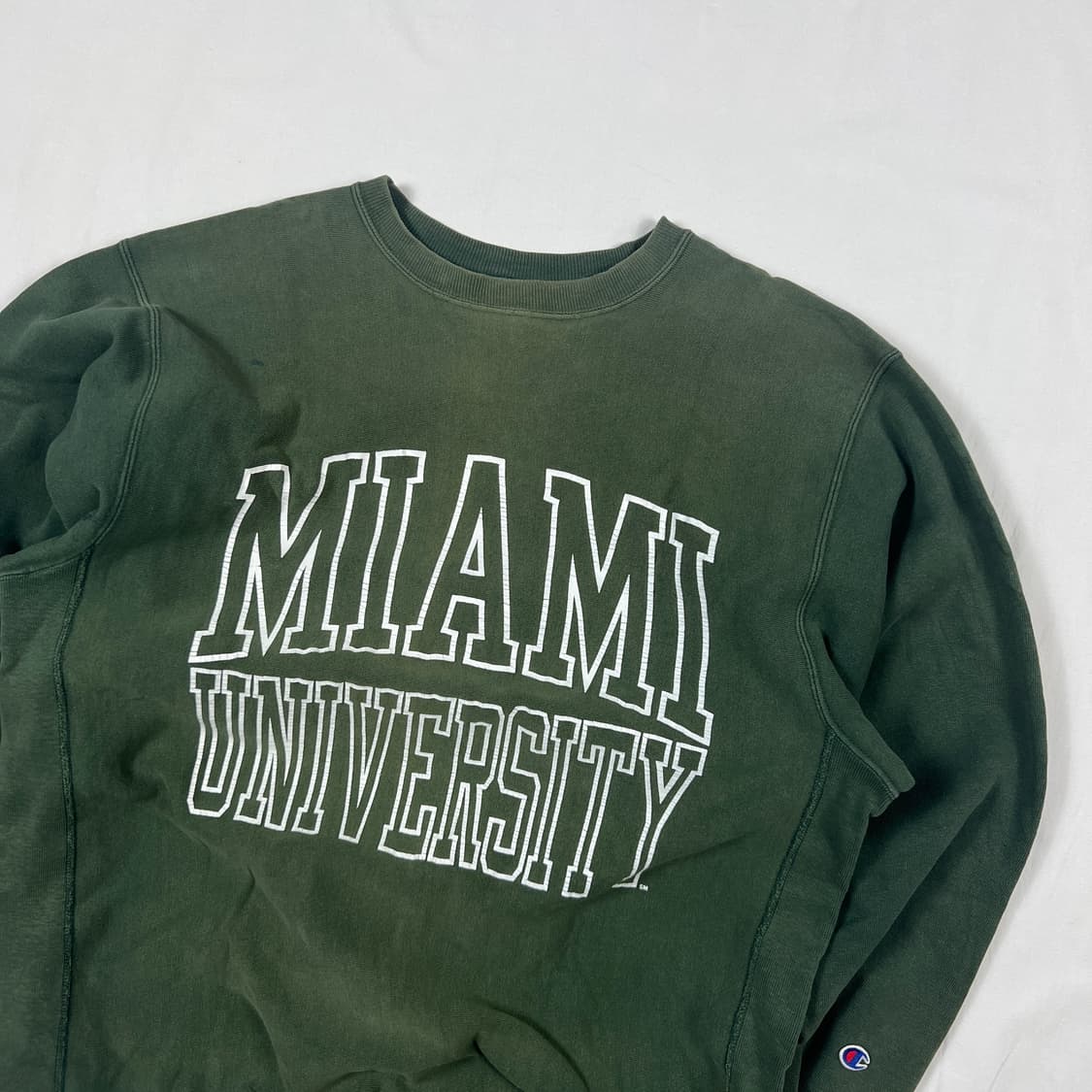90‘s 챔피온 champion 리버스위브 miami 유니버시티 맨투맨 상품이미지2