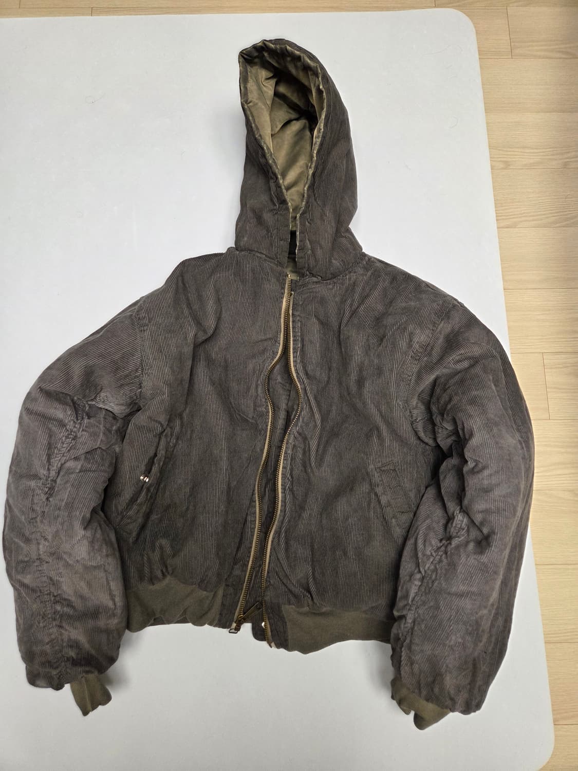 NOFAITHSTUDIOS 리버서블 크롭 봄버 상품이미지5