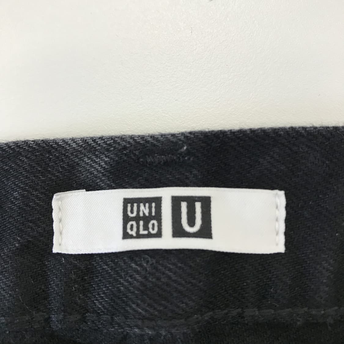 유니클로U 흑청 데님팬츠 [33인치] 상품이미지4