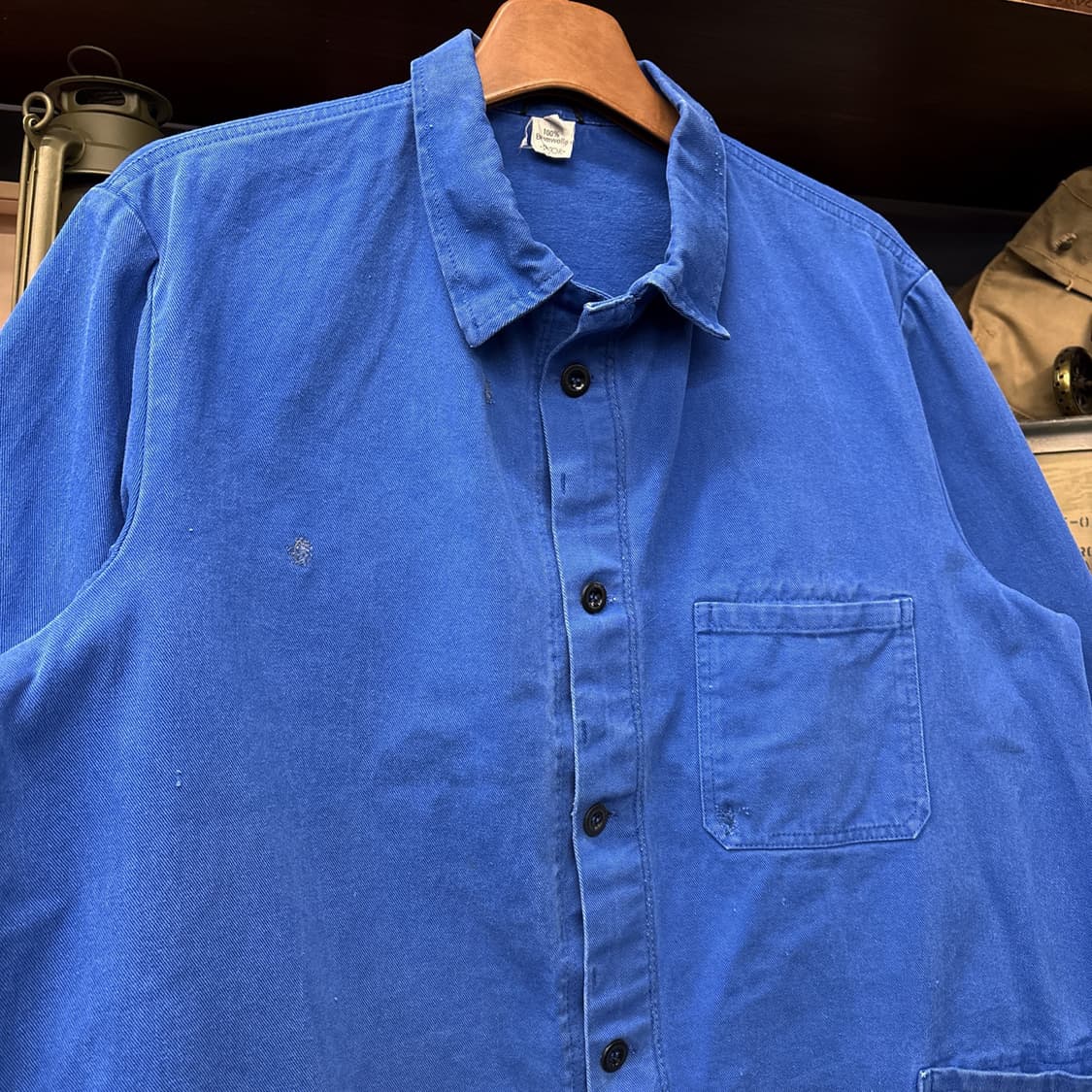 60s-70s 프렌치 워크 자켓 / 빈티지 초어 자켓 워크 웨어 N798 상품이미지3