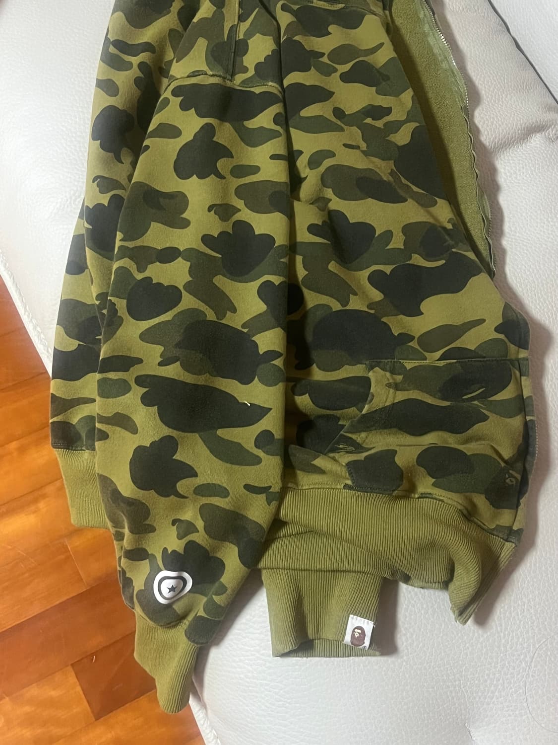 베이프 카모 샤크 후드집업 청록 상품이미지2