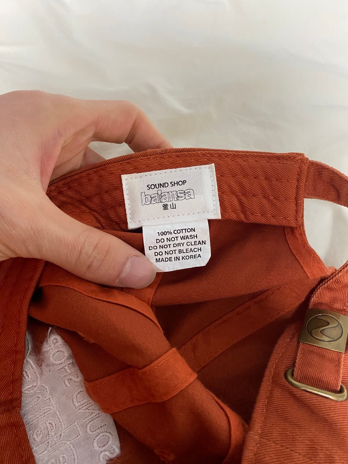 발란사 오렌지 볼캡 상품이미지4