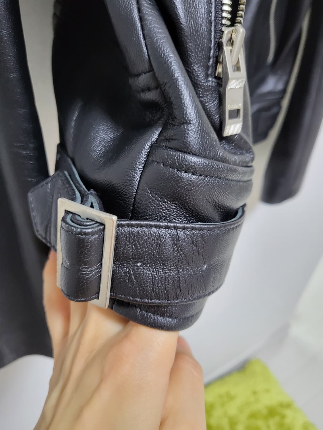 남녀공용 베지터블 램스킨 라이더 자켓 맞춤하고  새제품 free 상품이미지9