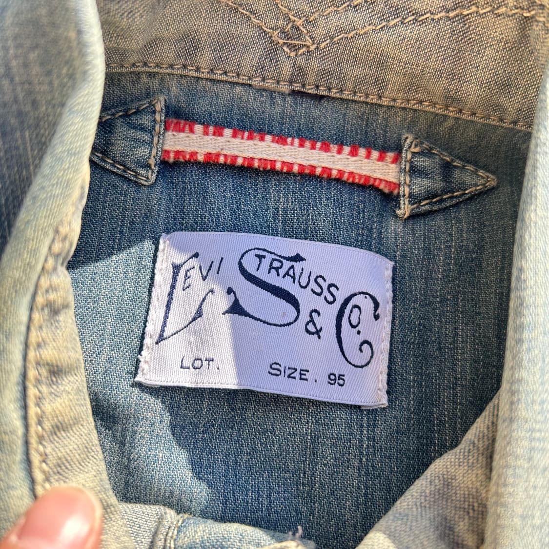 리바이스(LEVIS) 데님 웨스턴 셔츠 상품이미지5
