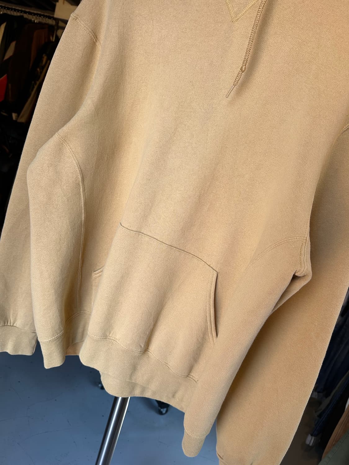 러셀 애슬레틱 50/50 플레인 스웻 후드 머스타드 상품이미지4