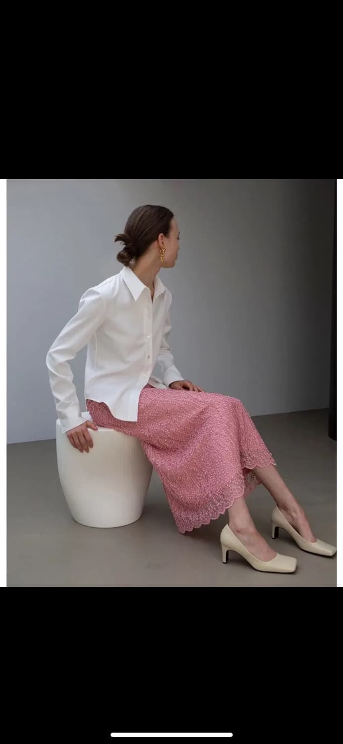 오르 스트래치 테일러 셔츠 - 퓨어 화이트 상품이미지4