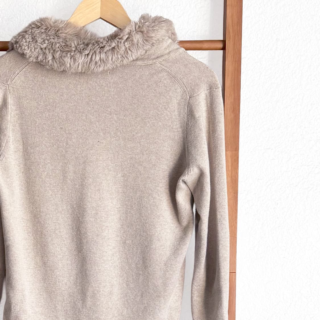 [BANANA REPUBLIC] 샌드 노마딕 퍼 칼라 니트 가디건 상품이미지9