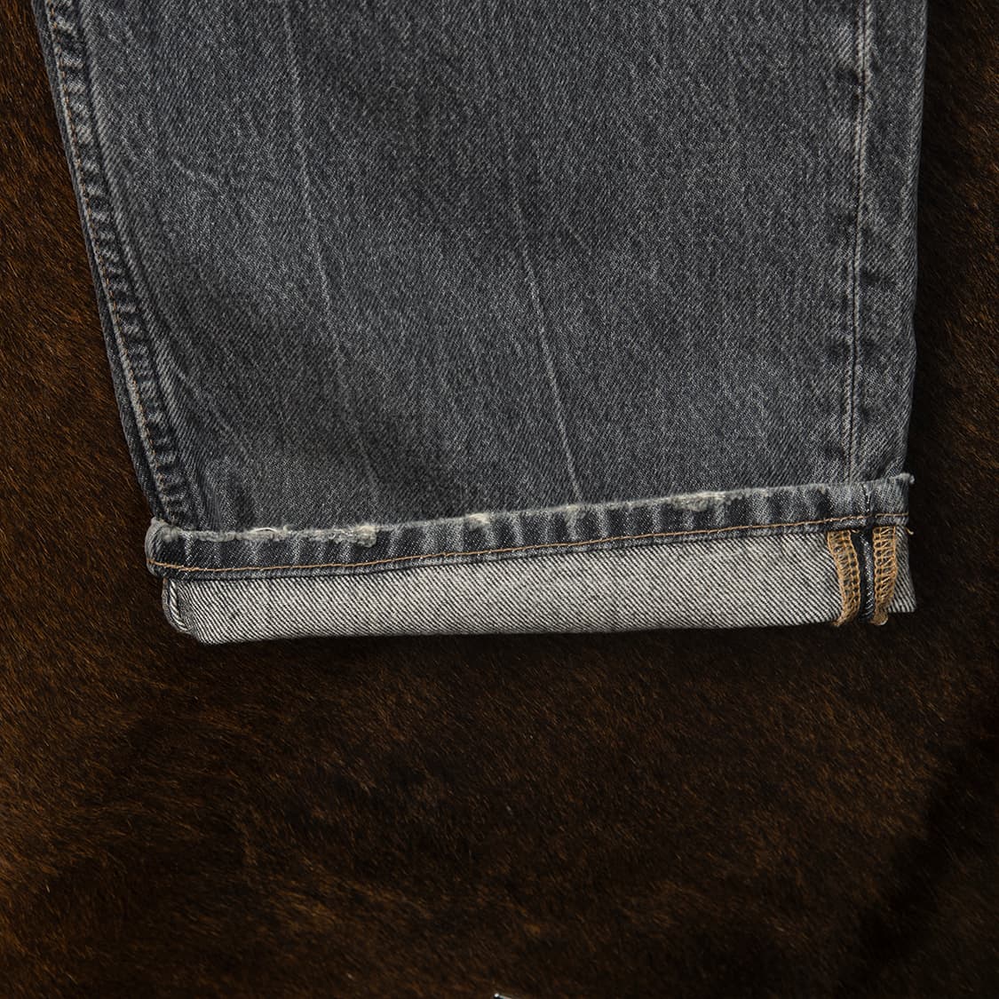 [33] 캘빈클라인 배기핏 루즈스트레이트 블랙 스모크 데님팬츠 그레이  상품이미지8