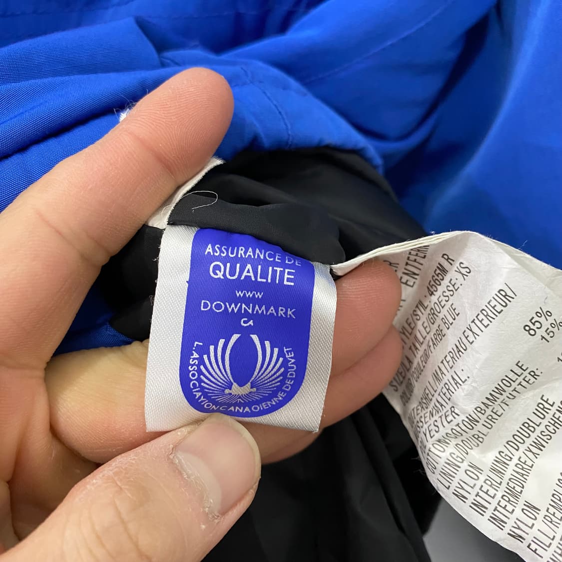 캐나다구스 패치 털 파카 (XS) 상품이미지7