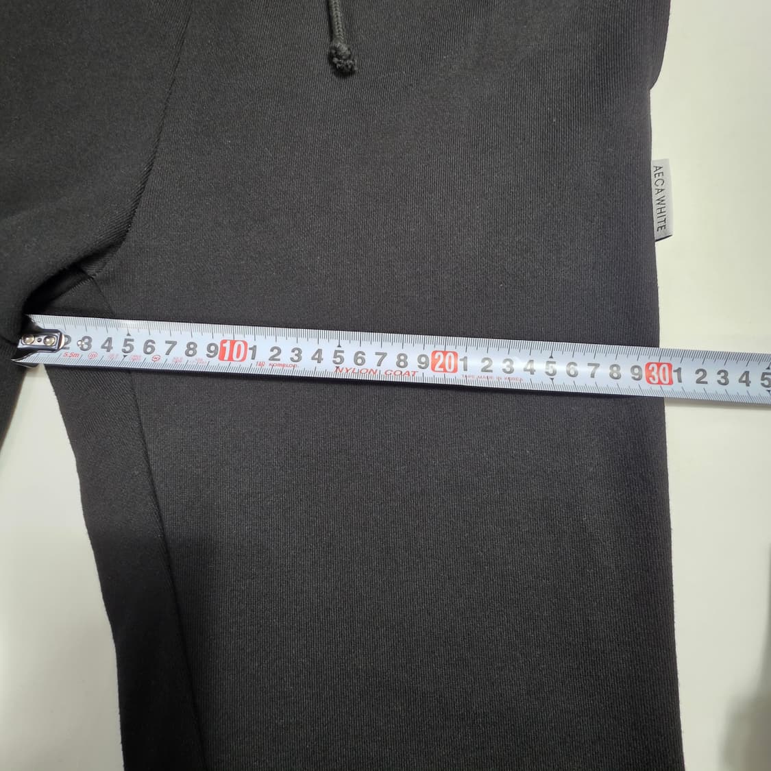 1116 [에이카화이트] 헤비 웨이트 클래식 스웨트팬츠 S / 블랙 상품이미지4