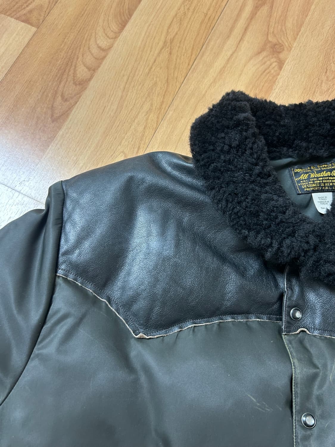 rrl 레더요크패딩 상품이미지3