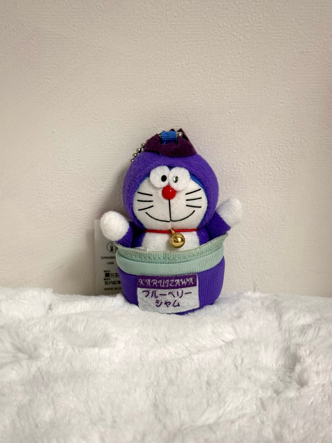 일본 빈티지 블루베리 도라에몽 미니 인형 키링 상품이미지1