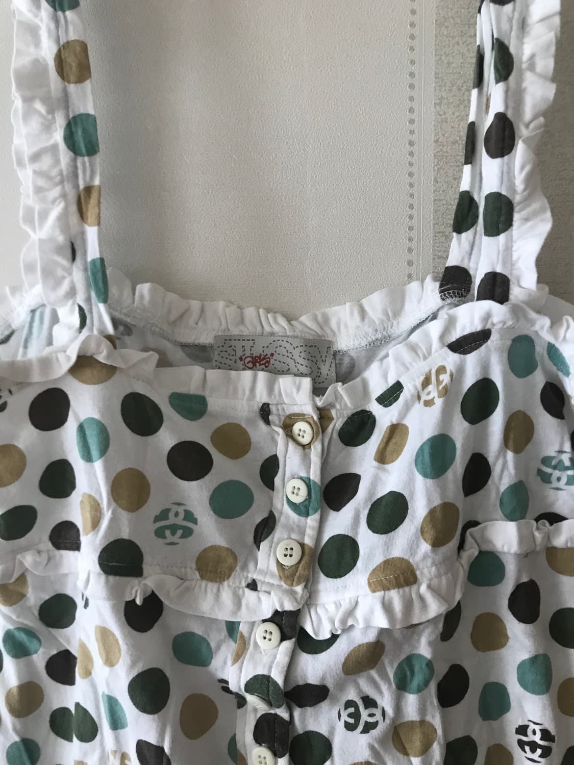 Stussy girls dot frill sleeveless 상품이미지3