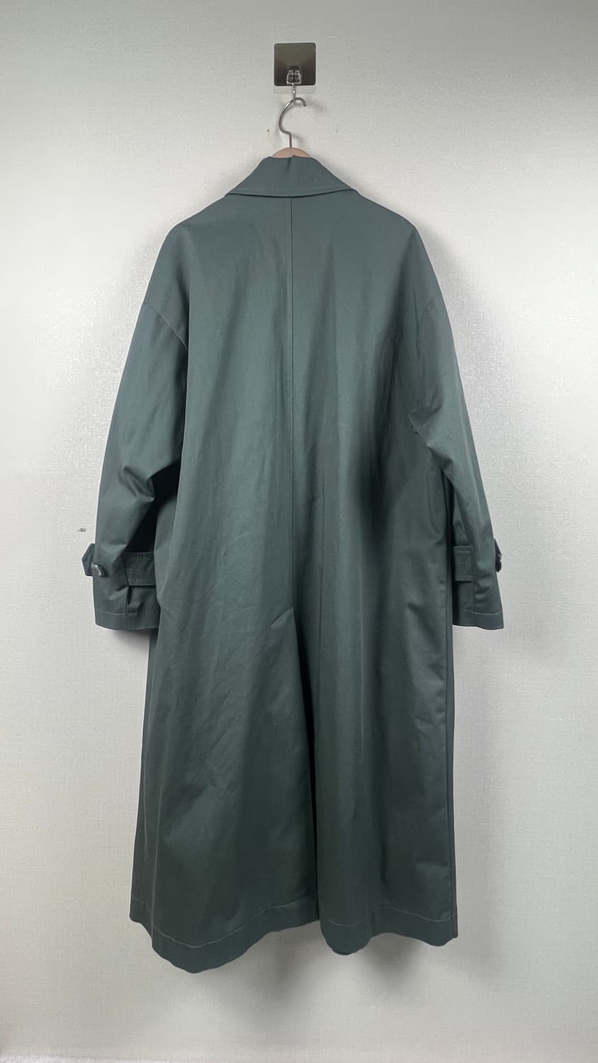 자라 ZARA 여성 맥코트 오버핏 롱 트렌치코트 카키 상품이미지3