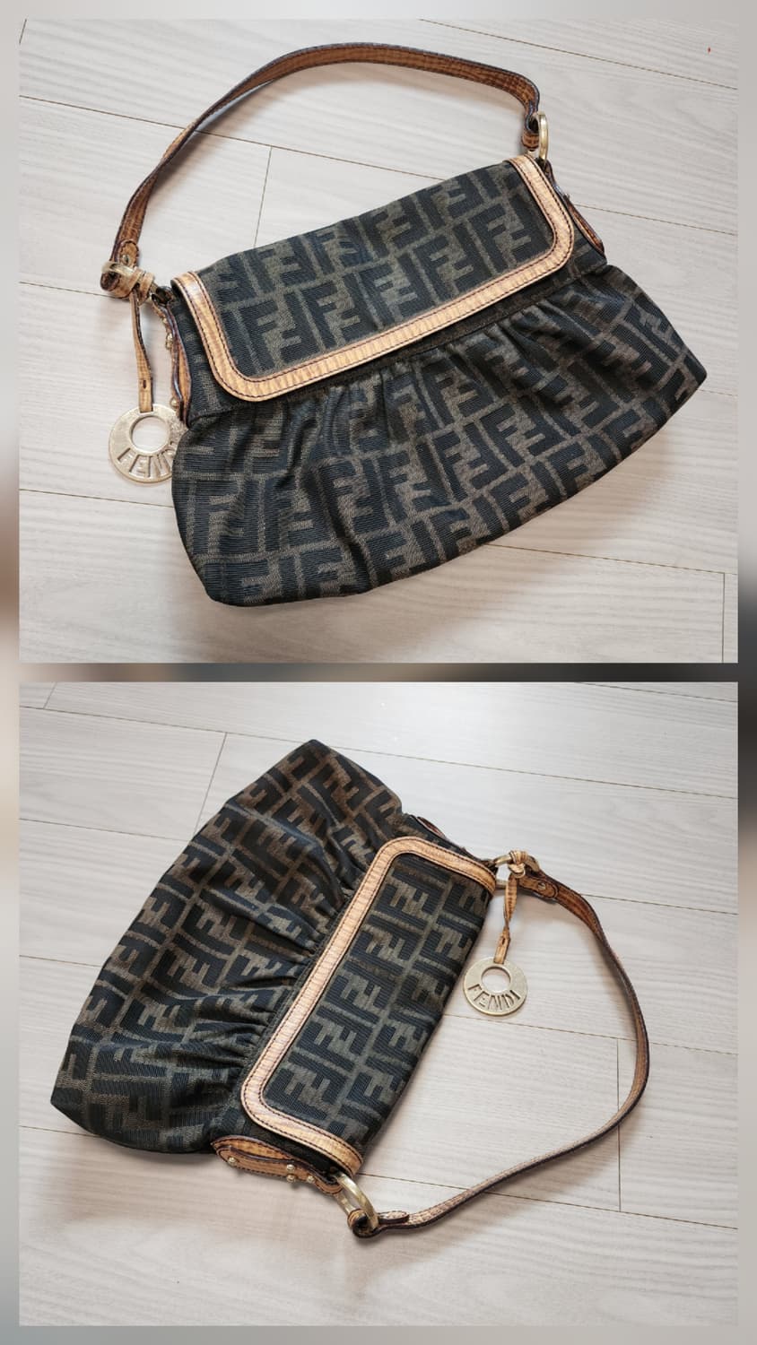 정품 펜디 FF 로고 쉐프 미니 숄더백  상품이미지3