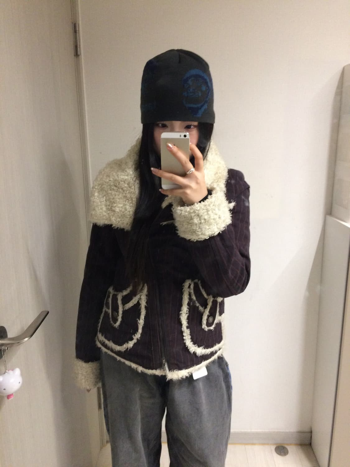 일본 빈티지 무스탕 퍼 자켓 상품이미지5