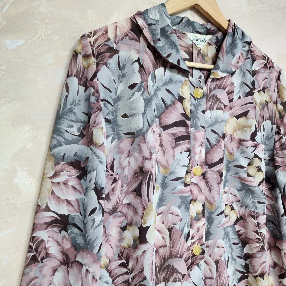 플라워 롱 블라우스 상품이미지1