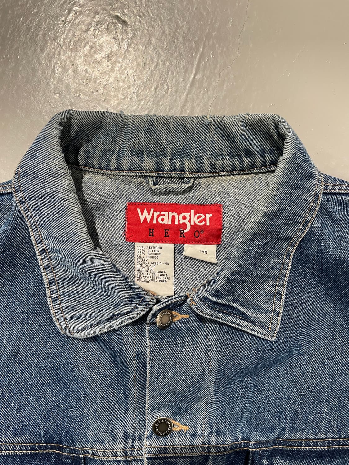 90‘s 랭글러 데님 자켓 상품이미지9