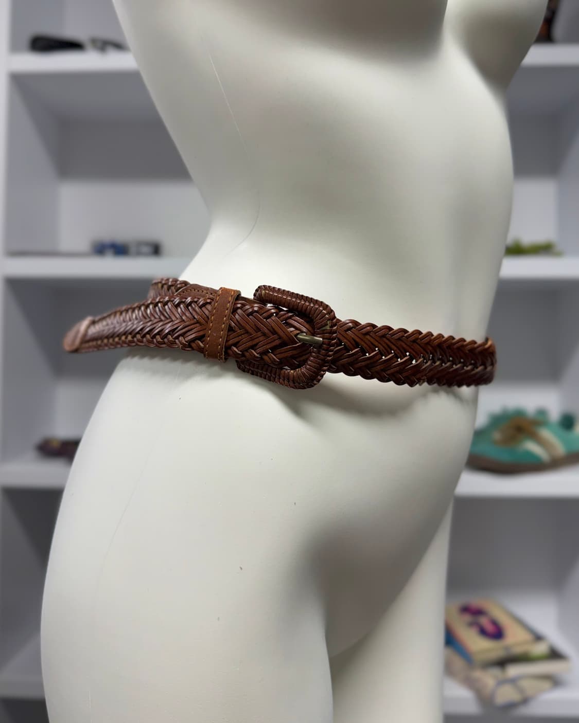 빈티지 위빙 벨트 상품이미지1