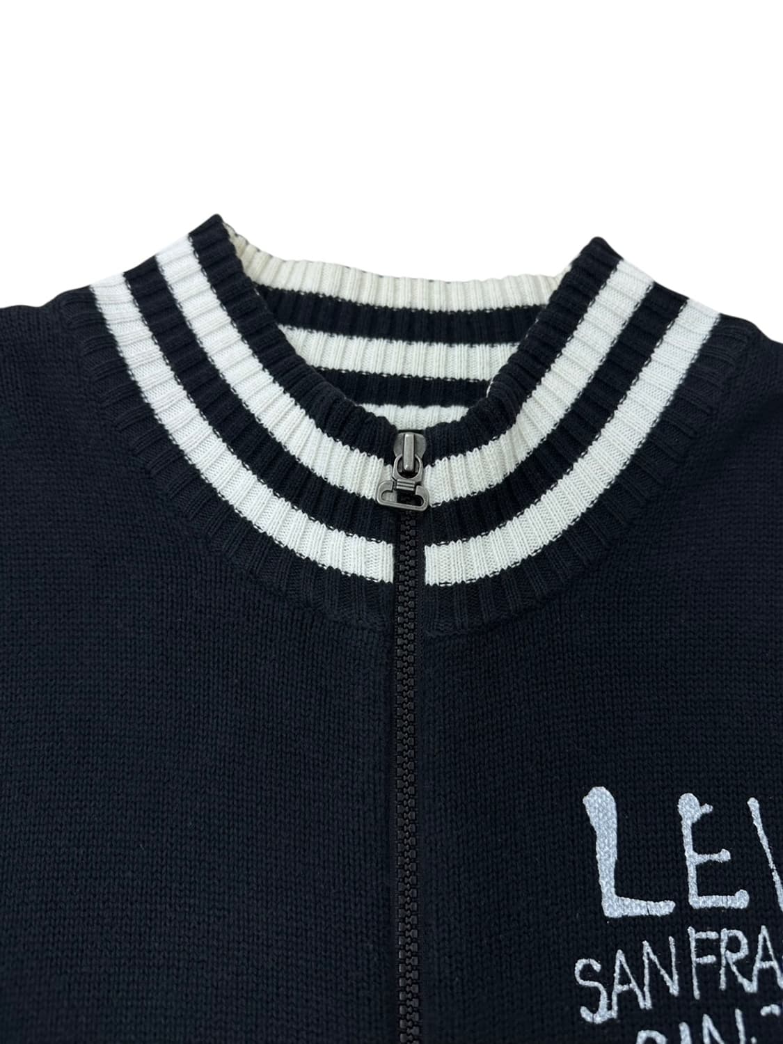 리바이스 니트집업 블랙 (XL)  상품이미지3