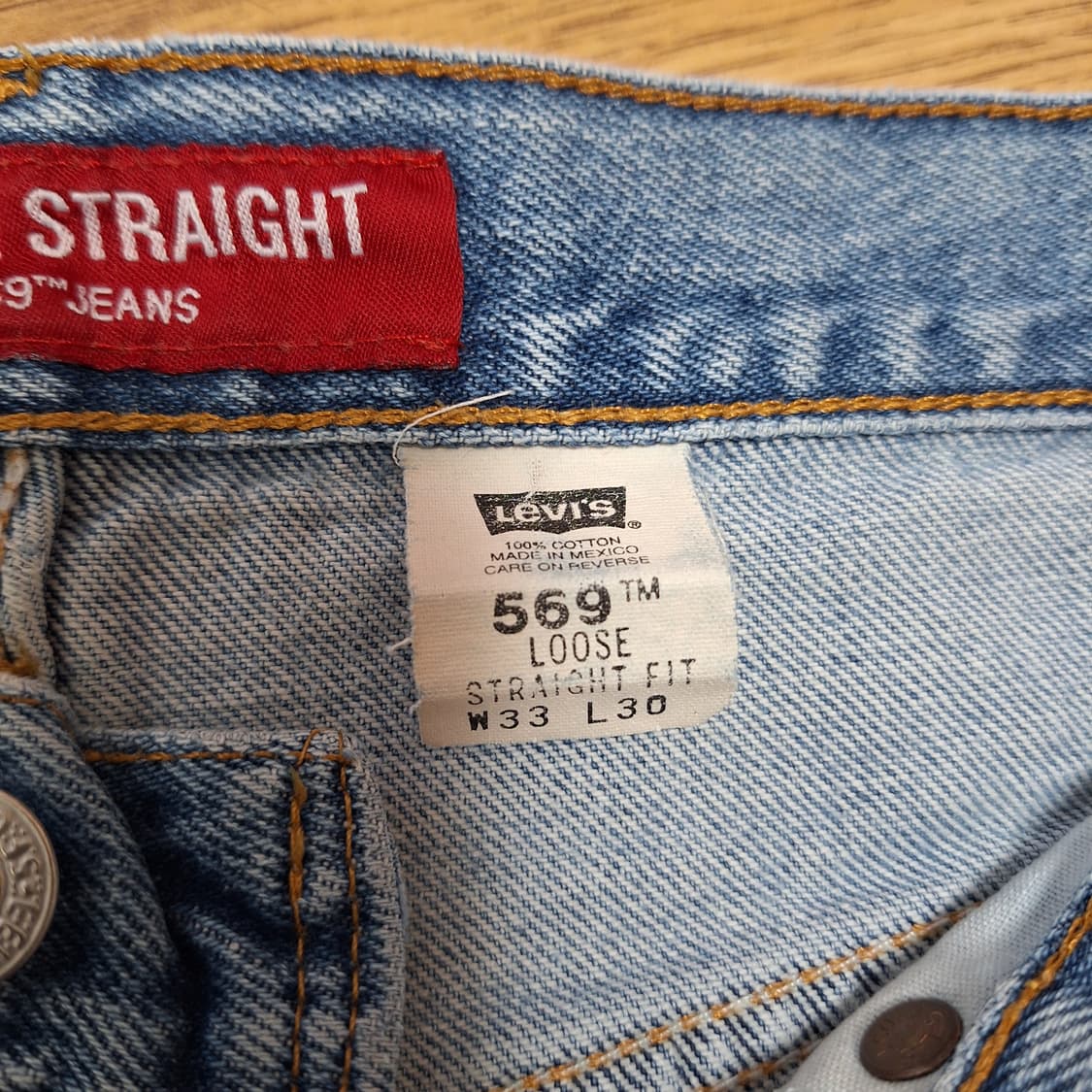 빈티지리바이스 569 33X30 상품이미지5