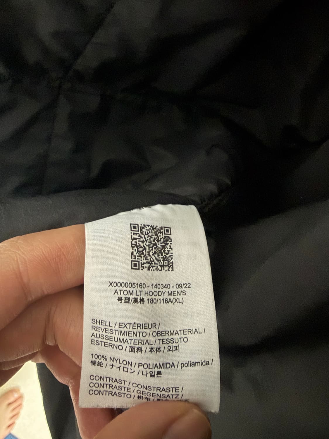 급처 아크테릭스 아톰LT 후디 XL 상품이미지4