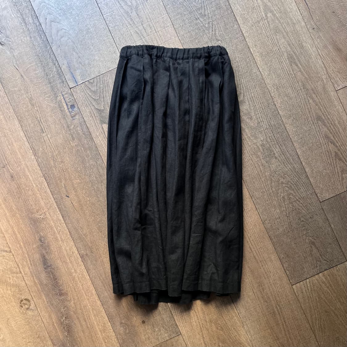 Linen Long Pleats Skirt 상품이미지9