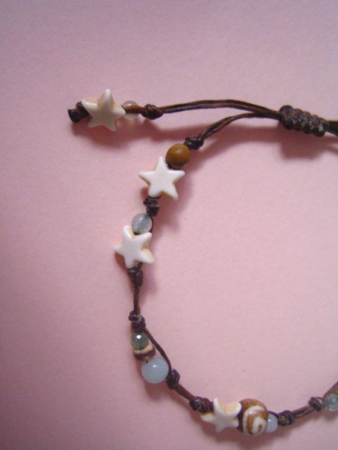 short wood star bracelet 쇼트 우드 스타 팔찌 상품이미지3