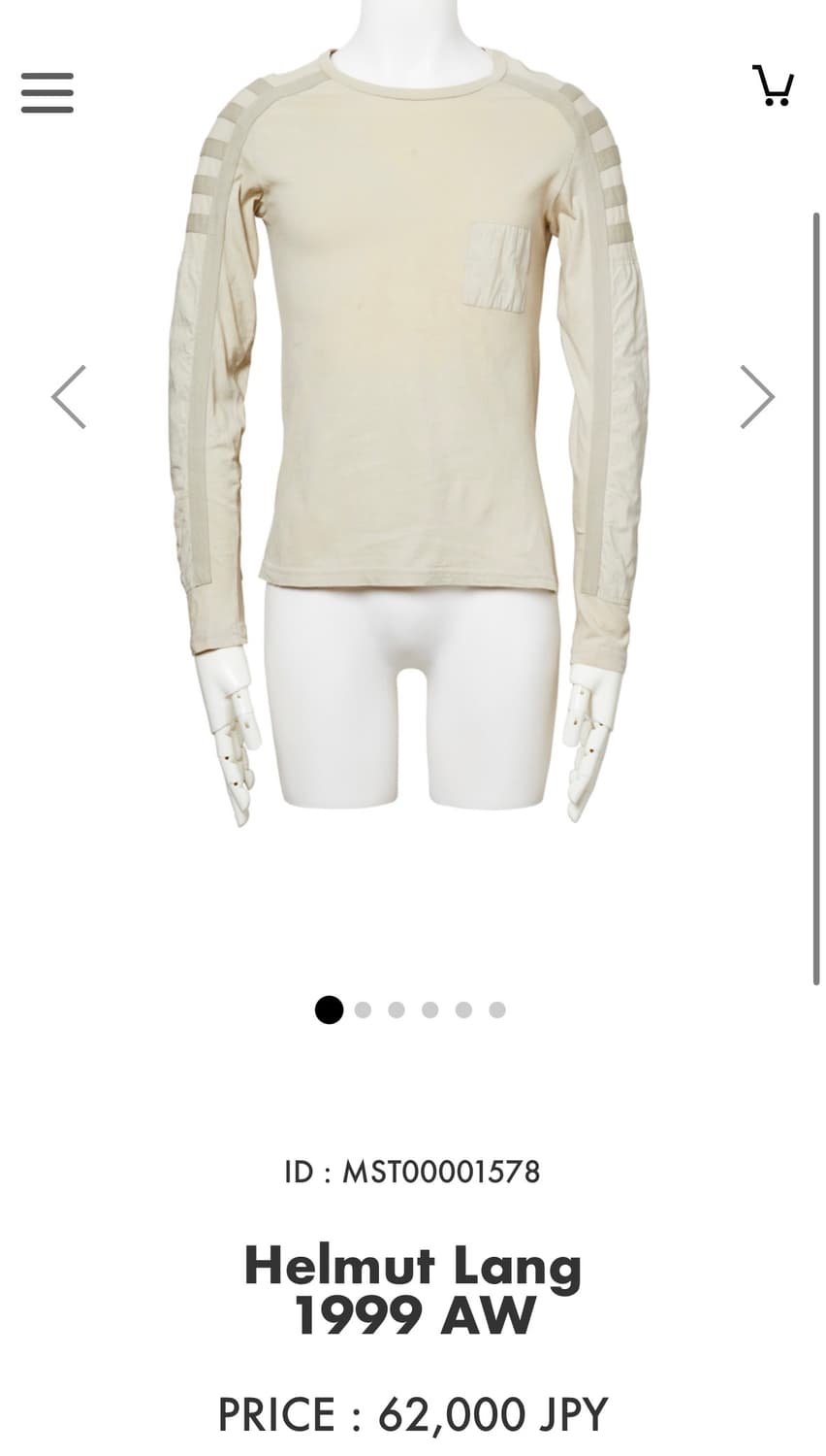 1999aw Helmut lang long sleeve 상품이미지6