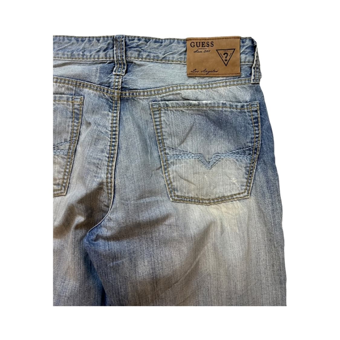 (L) 게스 디스트로이드 워싱 데님 팬츠 BD-021 상품이미지4