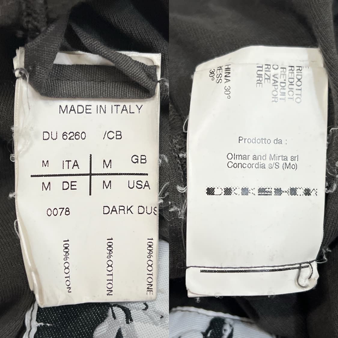 릭오웬스 09FW 다크쉐도우 넥 롱슬리브 다크 더스트 상품이미지8