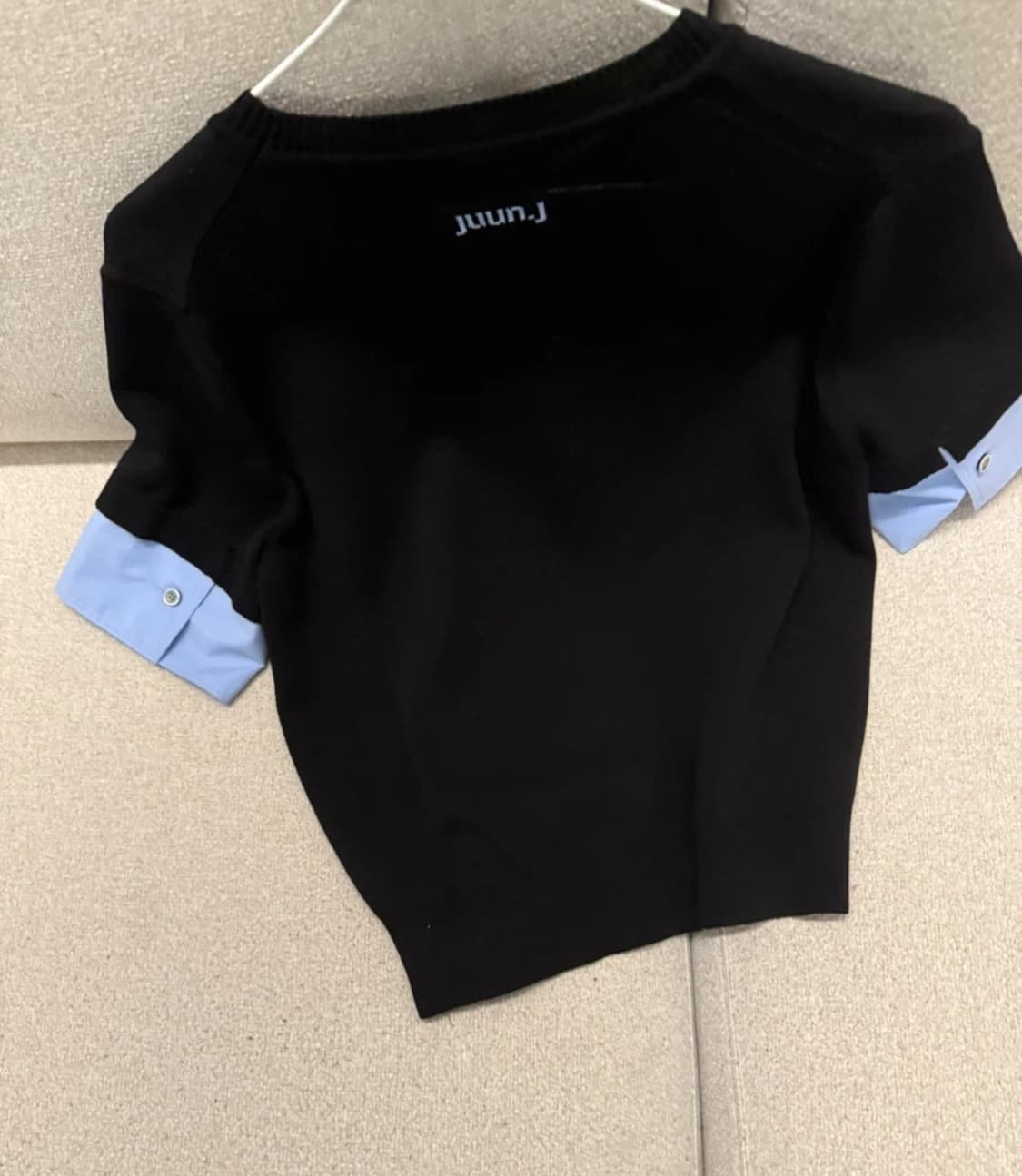 준지 셔츠 패치 반팔 풀오버 상품이미지1