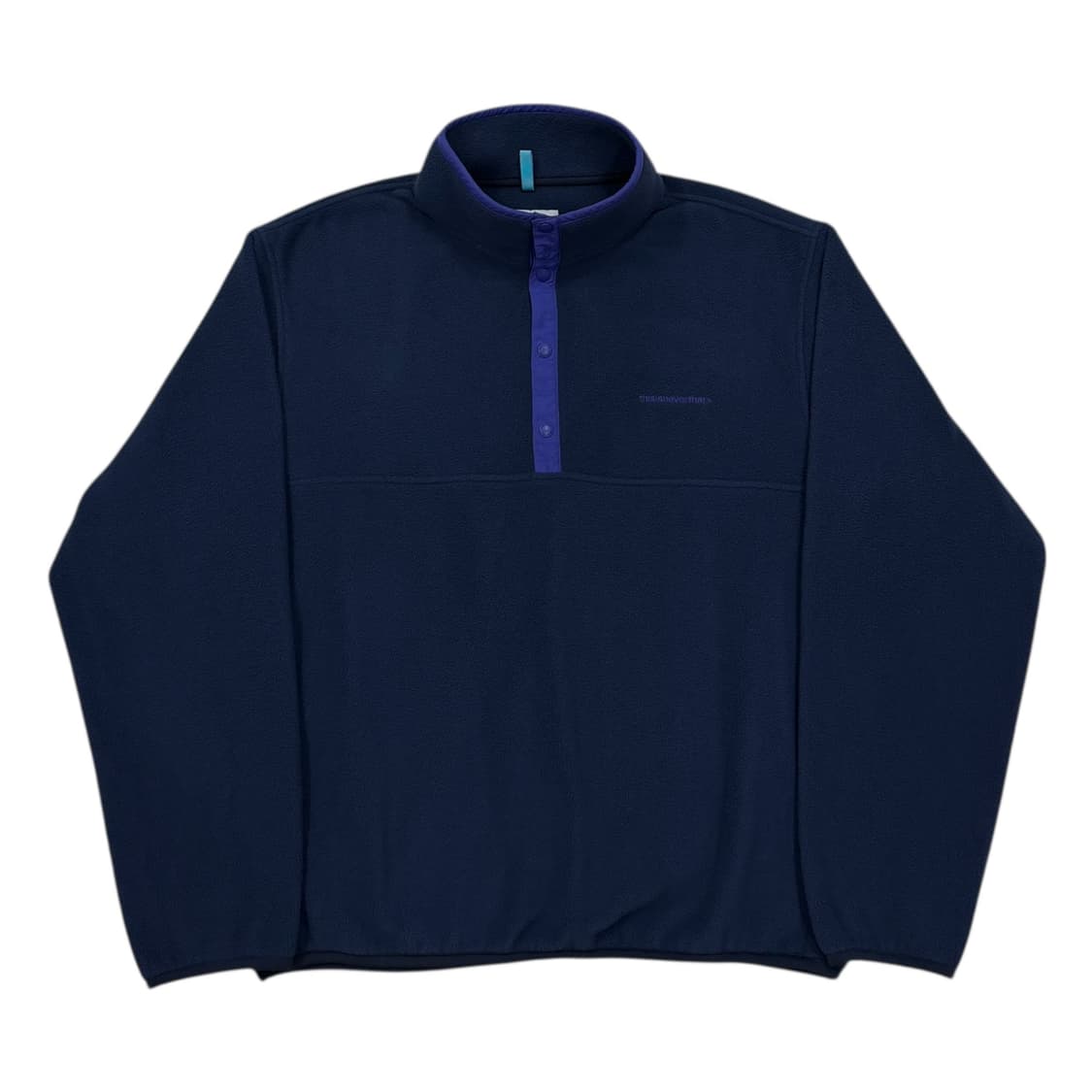 디스이즈네버댓 플리스 풀오버 신칠라 맨투맨 네이비 퍼플 L 상품이미지1