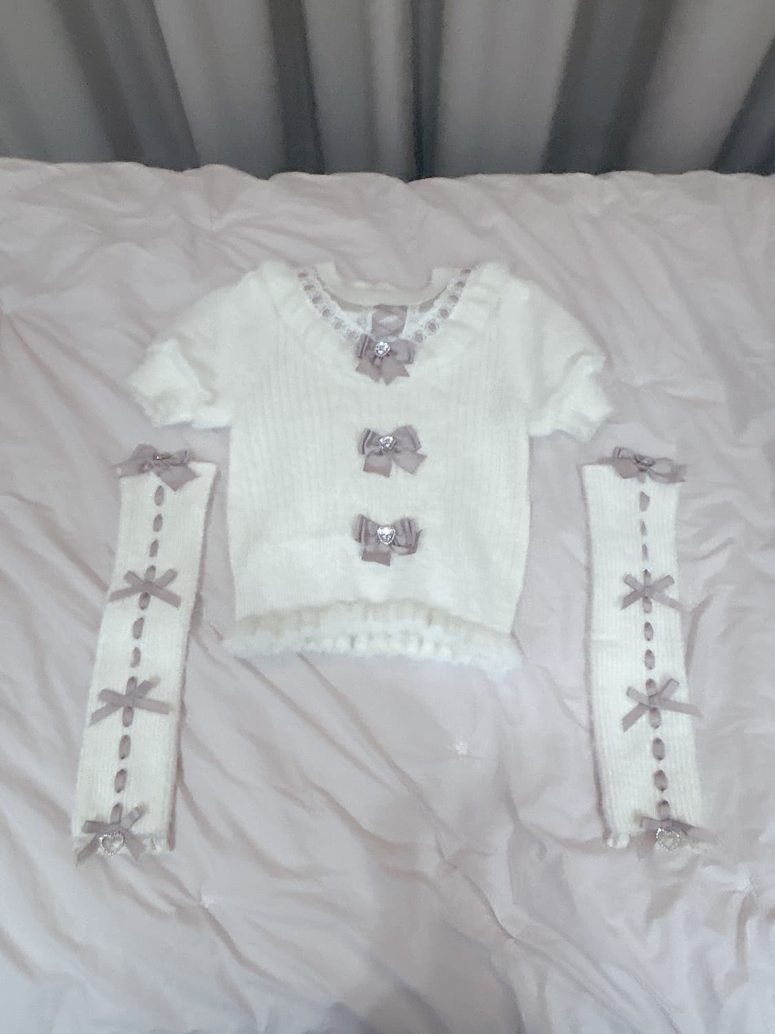 리즈리사 암워머 니트 상품이미지2