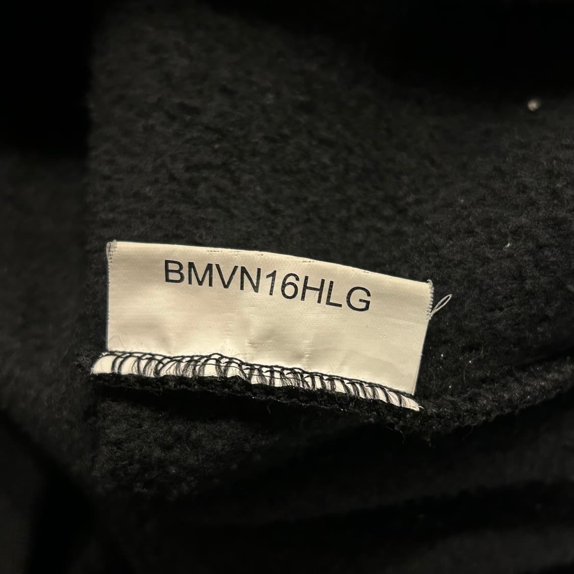 [L] 꼼데퍽다운 USA 스웻 후드티 블랙 A585 상품이미지5