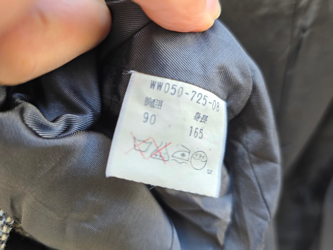 90s 버버리 아일리쉬 트위드 발마칸 코트 상품이미지8