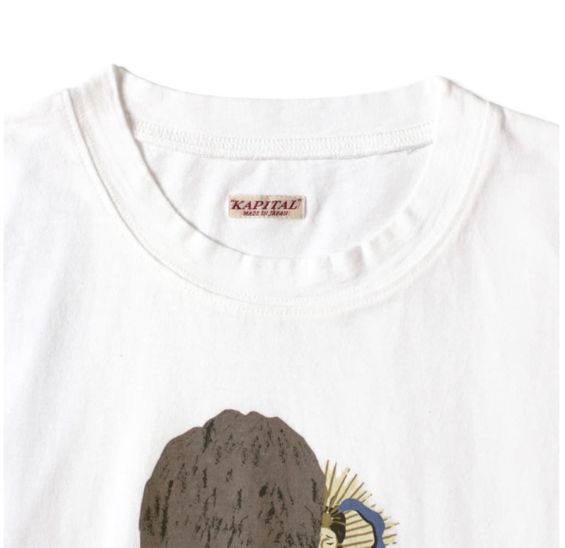 캐피탈(KAPITAL) 20 저지 크루 티셔츠 썬 샤이 Pt L사이즈 K 상품이미지4