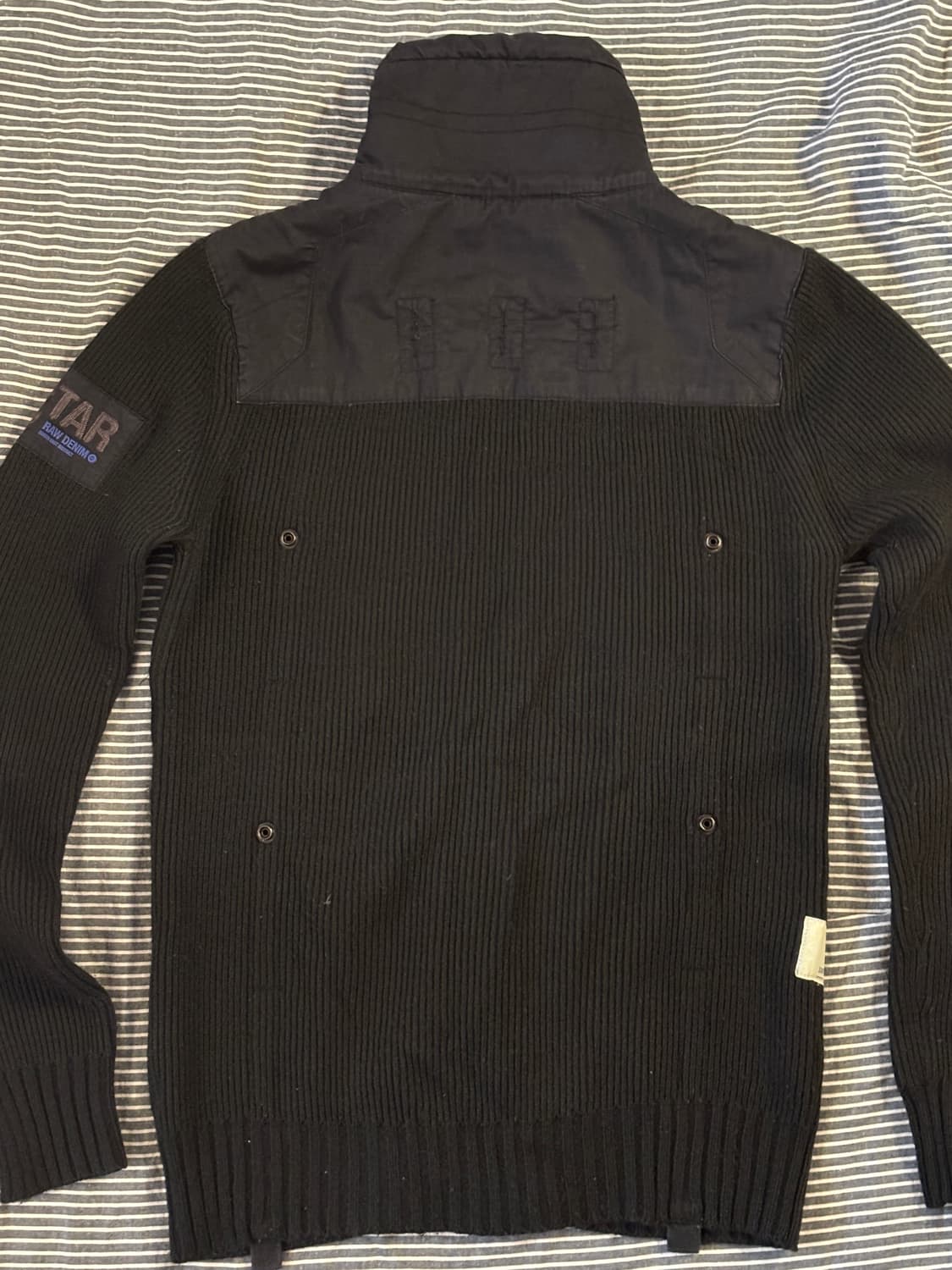 지스타로우 3301 니트집업 자켓 상품이미지2