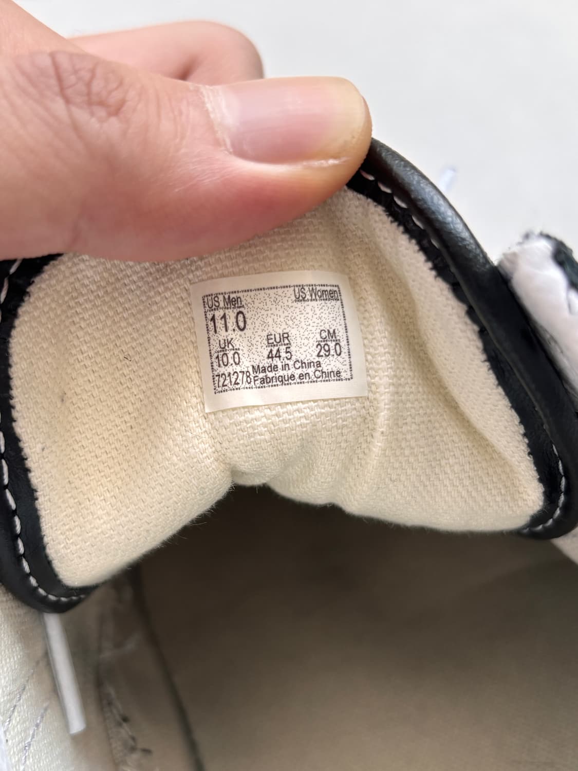 반스 레더 올드스쿨 블랙 290 상품이미지7